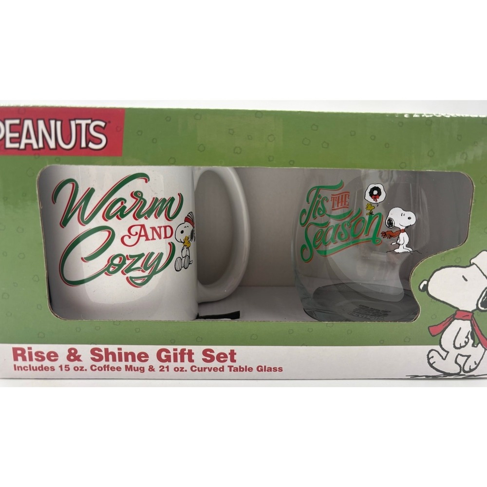 Peanuts Snoopy Rise & Shine Christmas‎ Gift Set - Unopened.